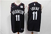 Nets 11 Kyrie Irving Black City Edition Nike Swingman Jersey,baseball caps,new era cap wholesale,wholesale hats